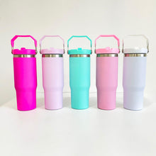 Load image into Gallery viewer, Ready to Ship | The Debbie - 30oz Matte Macaron Sublimation Stainless Steel Tumbler