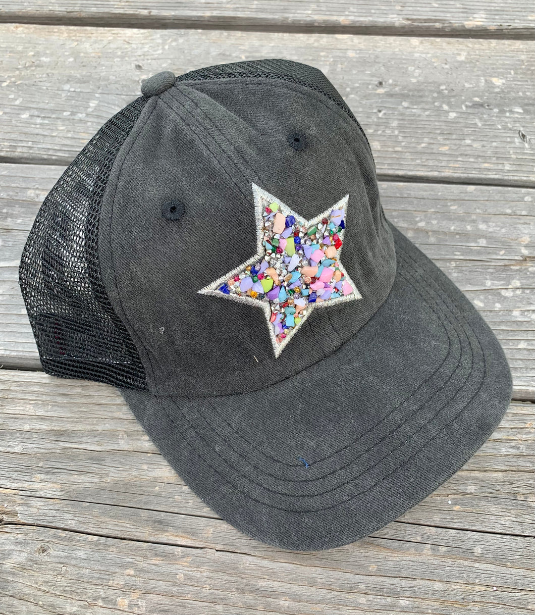 Star Stone Embellished CC Ball Cap