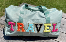 Load image into Gallery viewer, Chenille Letter Duffel Bags