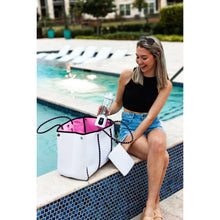 Load image into Gallery viewer, Ready to Ship | The Crystal - Gorgeous Neoprene Bag - White *