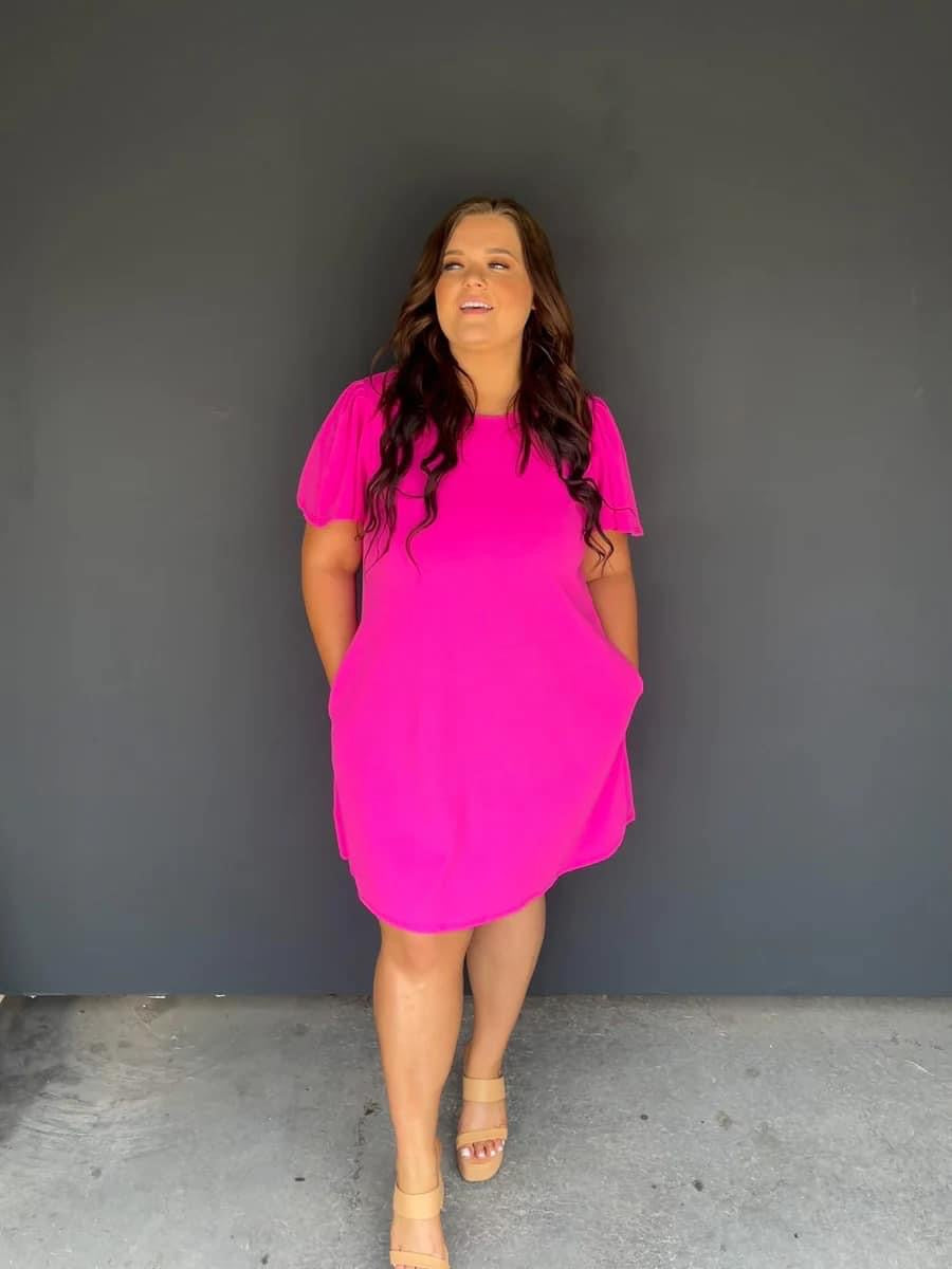 Fuchsia Power Dress