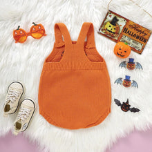 Load image into Gallery viewer, RTS: Halloween Pumpkin Knit onesie