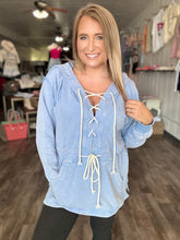 Load image into Gallery viewer, RTS: The Harlow Tie Hoodie