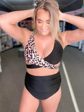 Load image into Gallery viewer, rts: The Leena Leopard Two Piece Swim