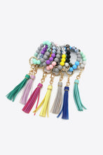 Load image into Gallery viewer, Assorted 2-Pack Multicolored Beaded Tassel Keychain