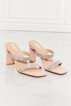 Load image into Gallery viewer, MMShoes Leave A Little Sparkle Rhinestone Block Heel Sandal in Pink