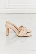 Load image into Gallery viewer, MMShoes Top of the World Braided Block Heel Sandals in Beige
