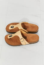 Load image into Gallery viewer, MMShoes Drift Away T-Strap Flip-Flop in Sand