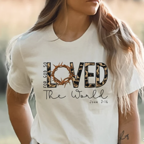 For He So Loved the World Graphic T (S - 3XL)