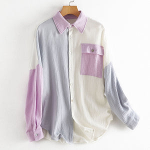 rts: THE Huxley Gauze Two Tone button up*