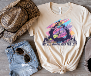 Not all who wander are lost Graphic T (S - 3XL)
