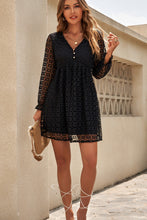 Load image into Gallery viewer, Buttoned Empire Waist Lace Dress