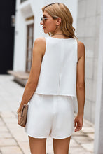 Load image into Gallery viewer, Layered Sleeveless Round Neck Romper