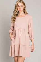 Load image into Gallery viewer, HEYSON Full Size Tiered Tie-Back Dress