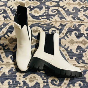 Renley White Boots