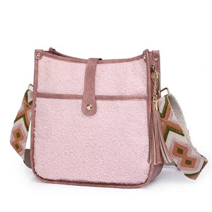 Kylie plush crossbody bag