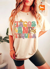 Load image into Gallery viewer, Tacos and Tequila Graphic Tee