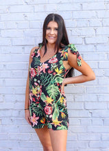 Load image into Gallery viewer, Maui Black Tie Romper